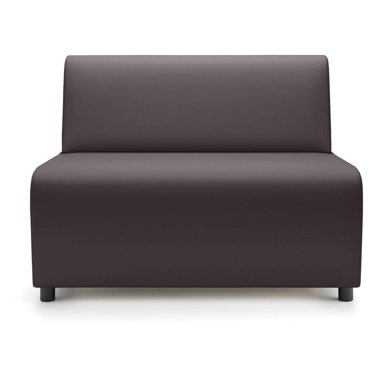 Диван Monofix БАФФ, экокожа, коричневый, 100х53х77