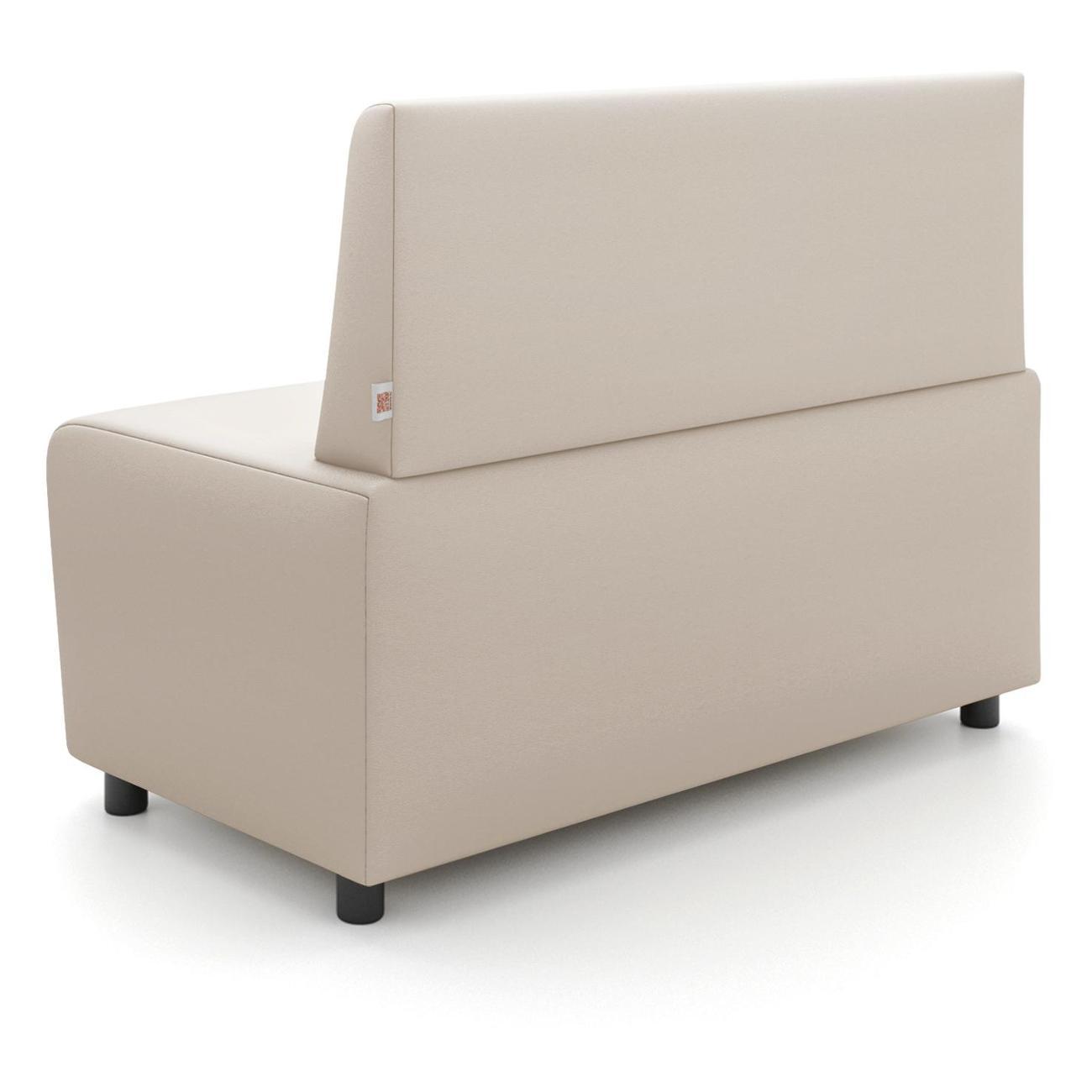 Диван Monofix БАФФ, экокожа, кремовый, 100х53х77