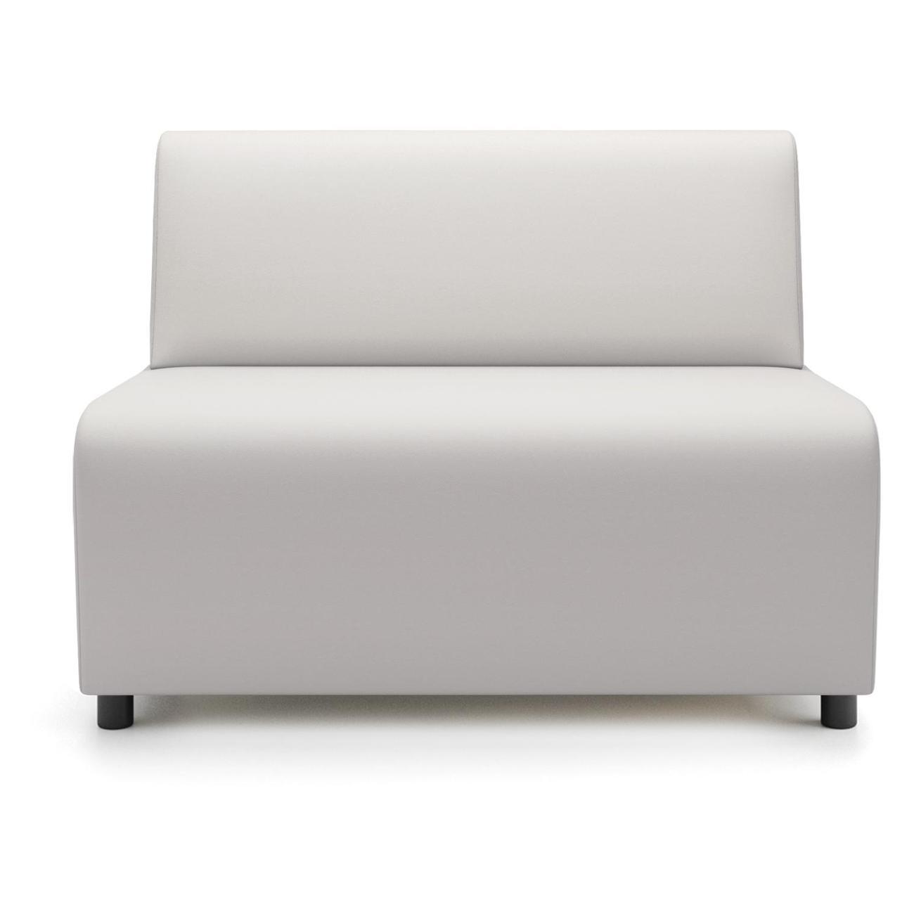 Диван Monofix БАФФ, экокожа, белый, 100х53х77