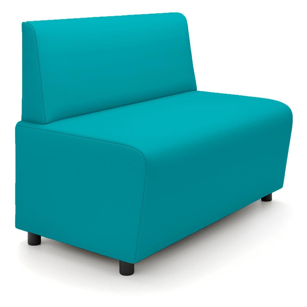 Диван Monofix БАФФ, экокожа, бирюза, 100х53х77