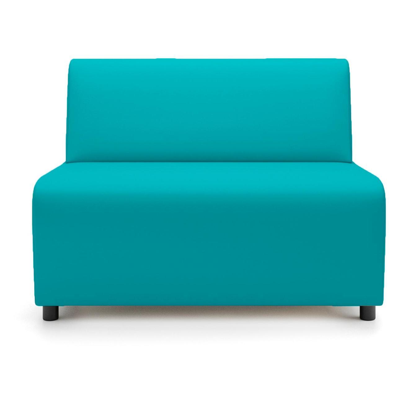 Диван Monofix БАФФ, экокожа, бирюза, 100х53х77