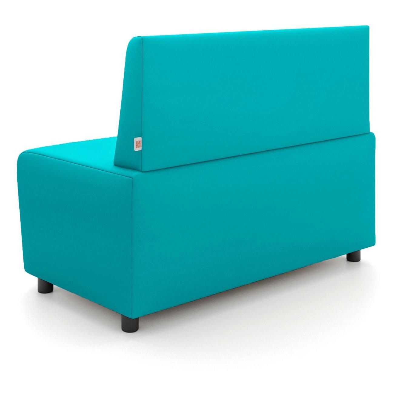 Диван Monofix БАФФ, экокожа, бирюза, 100х53х77