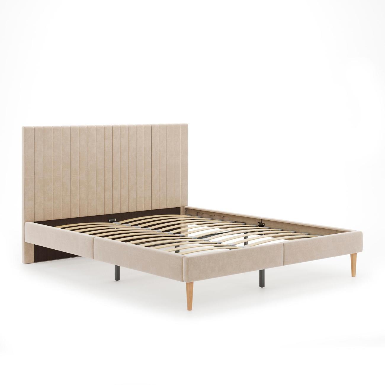 Кровать Monofix АММА, 160х200 бежевый (№18)