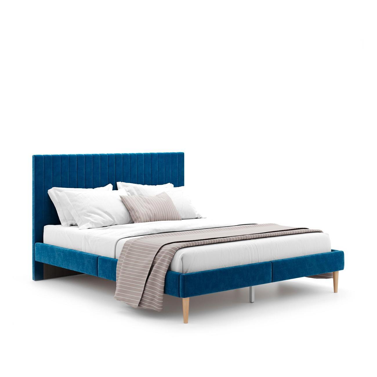 Кровать Monofix АММА, 160х200 синий (№26)