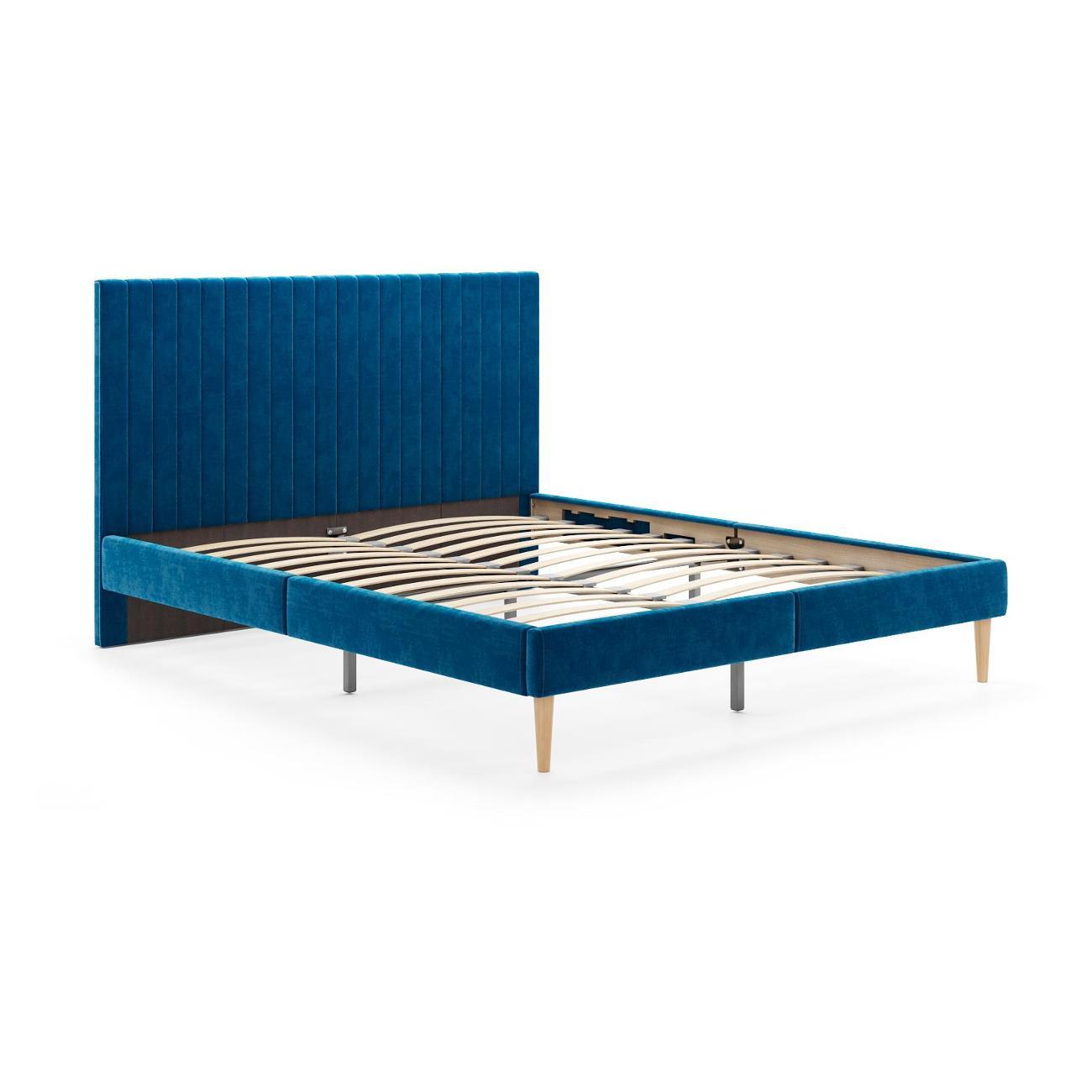 Кровать Monofix АММА, 160х200 синий (№26)