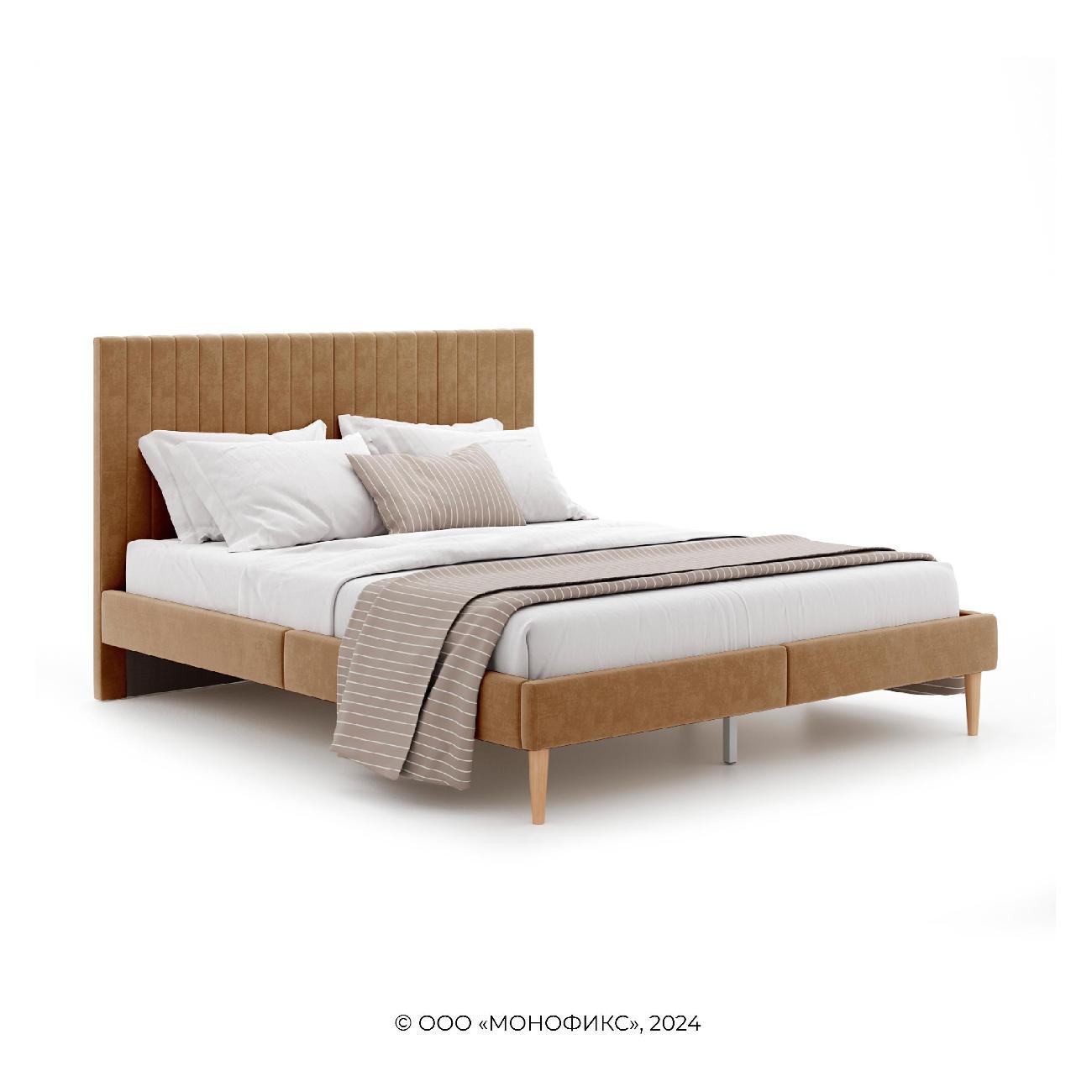 Кровать Monofix АММА, 160х200 охра (№62)