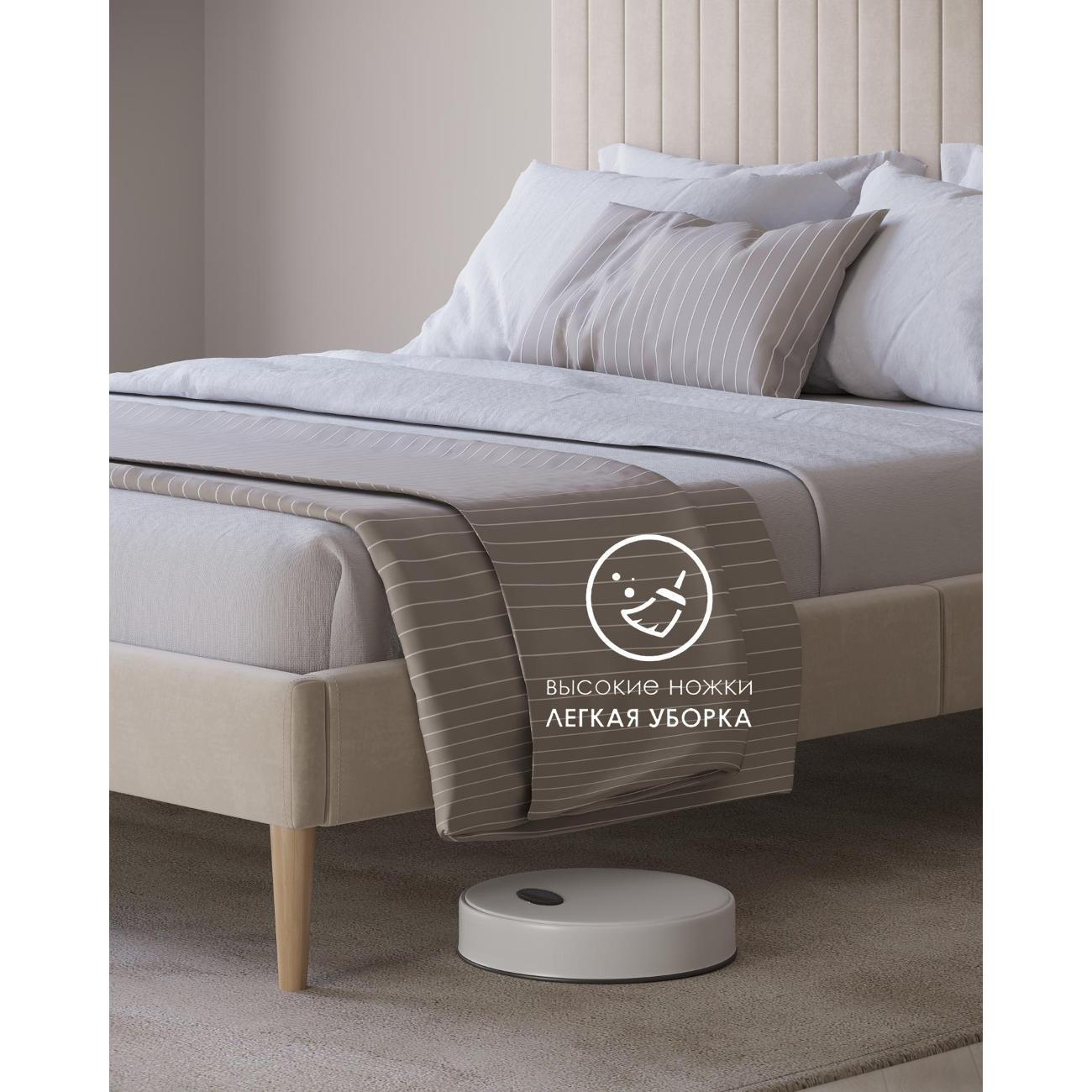 Кровать Monofix АММА, 160х200 винный (№63)