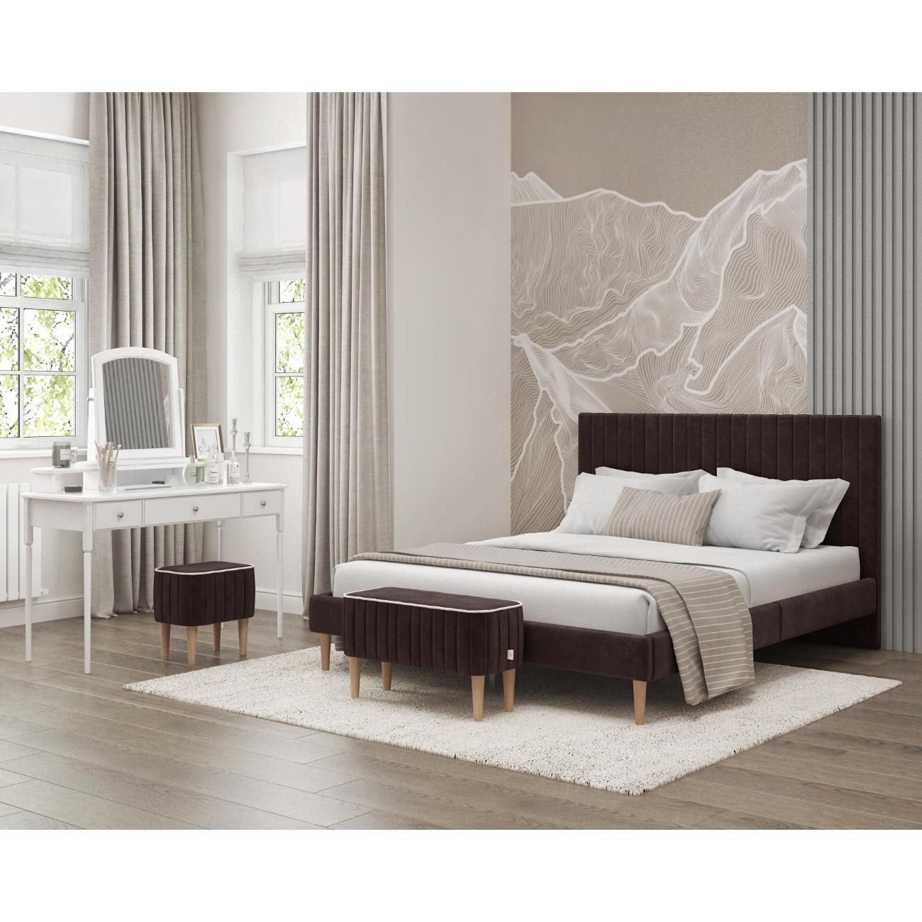 Кровать Monofix АММА, 140х200, коричневый (№24)