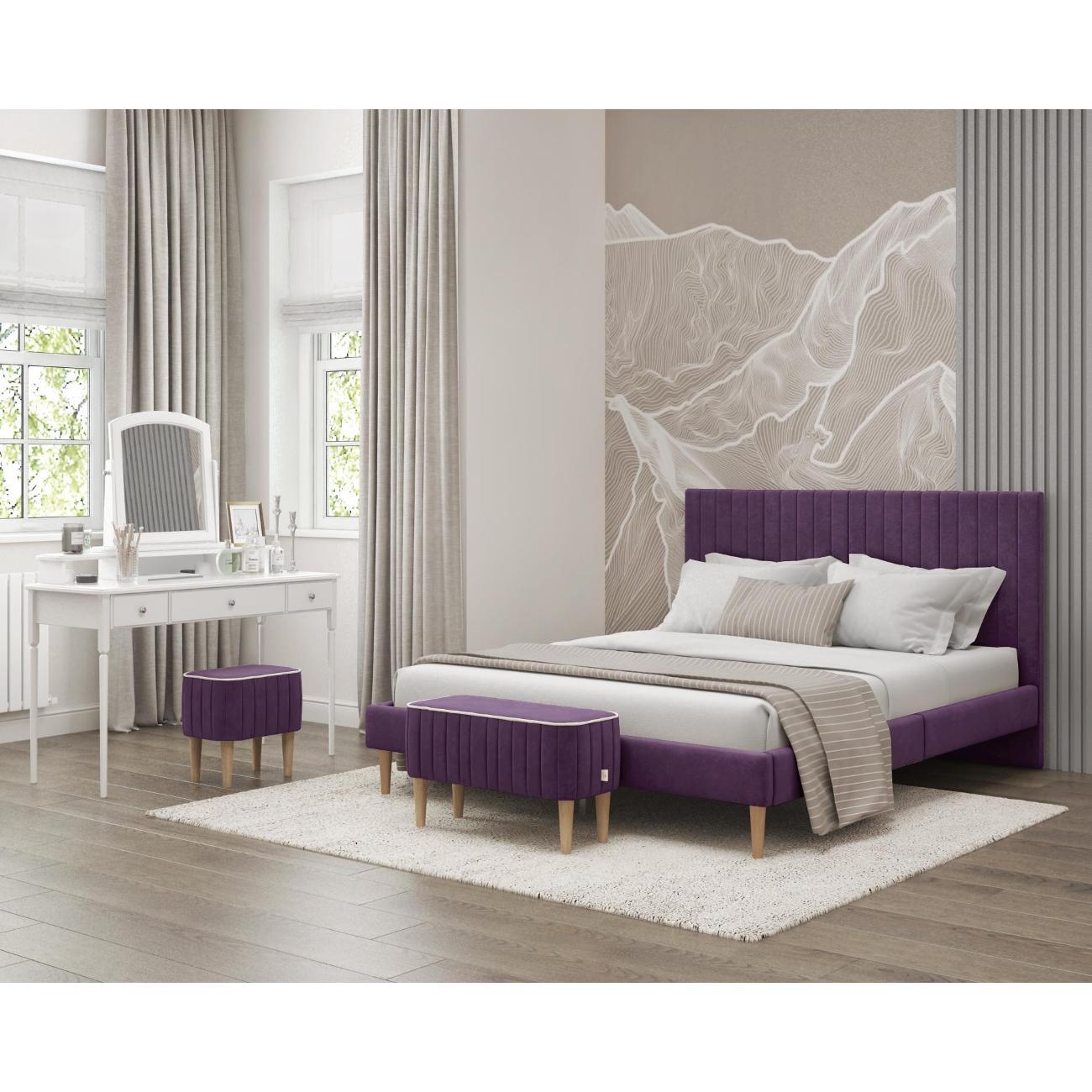 Кровать Monofix АММА, 140х200, фиолетовый (№25)