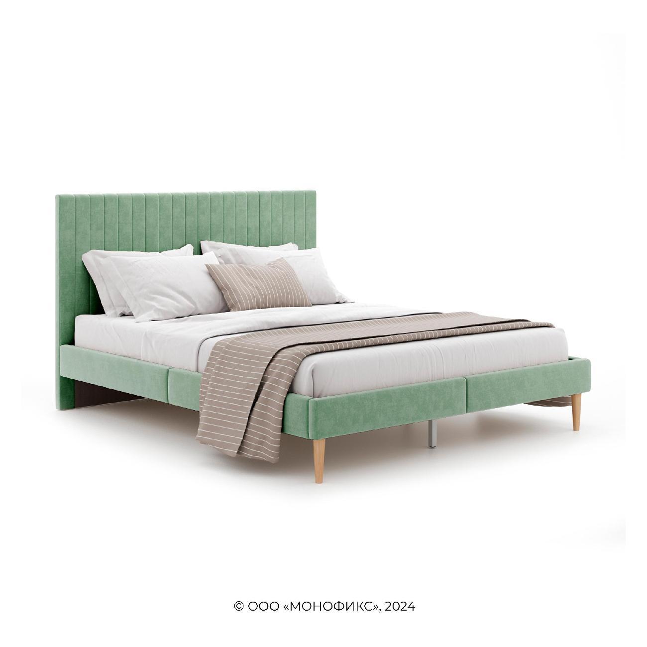 Кровать Monofix АММА, 140х200, оливковый (№30)