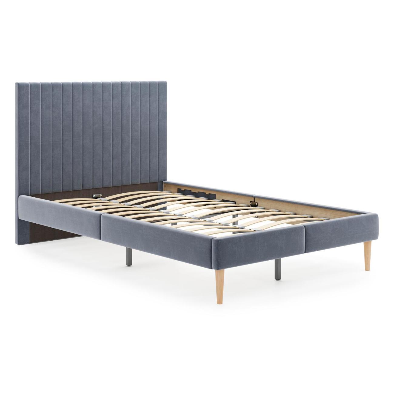 Кровать Monofix АММА, 120х200, серый (№32)