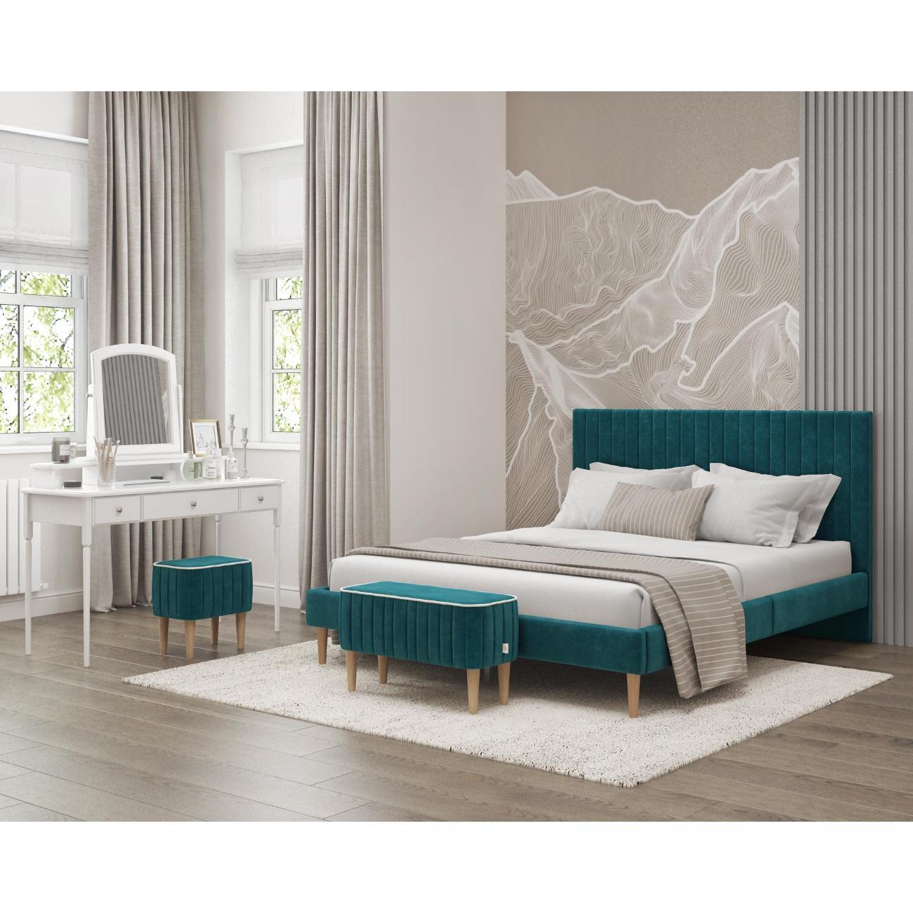 Кровать Monofix АММА, 120х200, изумрудный (№20)