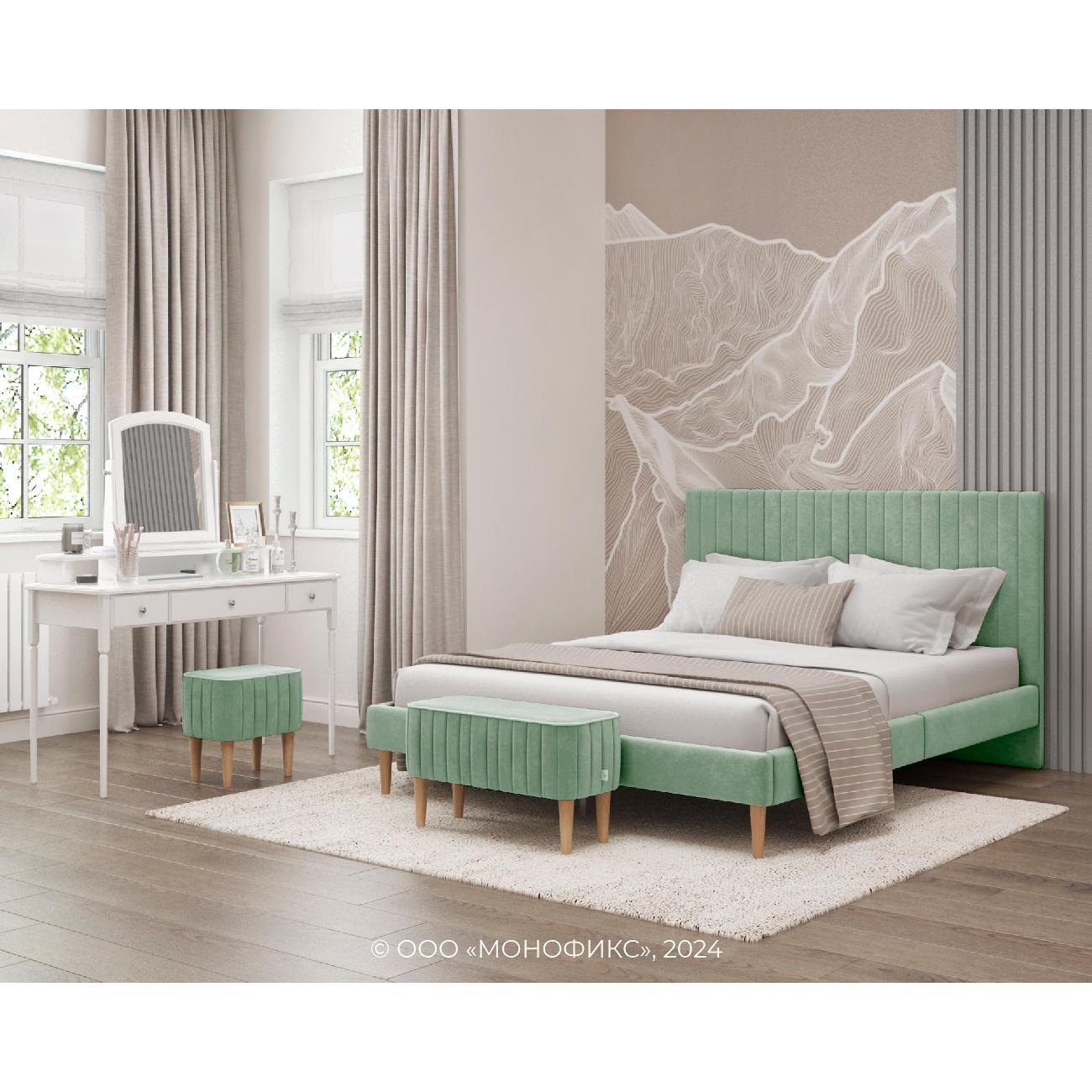 Кровать Monofix АММА, 120х200, оливковый (№30)