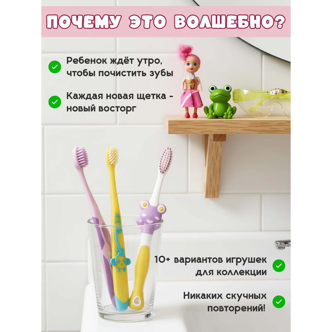 Детская зубная щетка TotSmile Pink