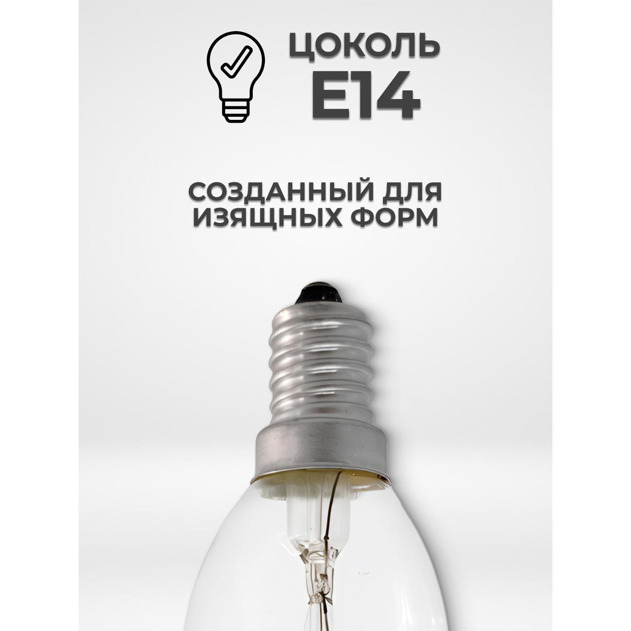 Лампа LED BELSVET ДС230-40-1, комплект 10 шт