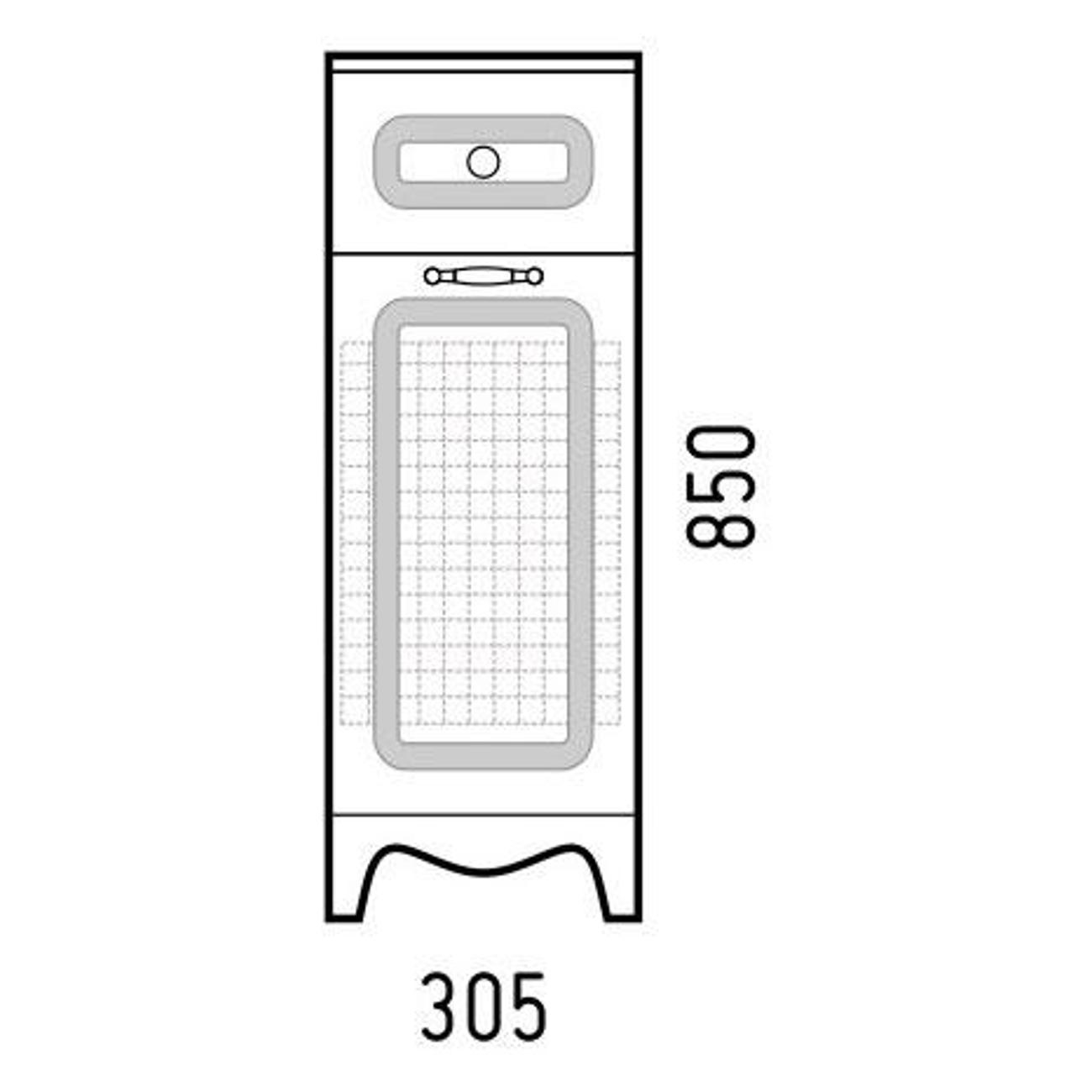 Комод Corozo Классика 30
