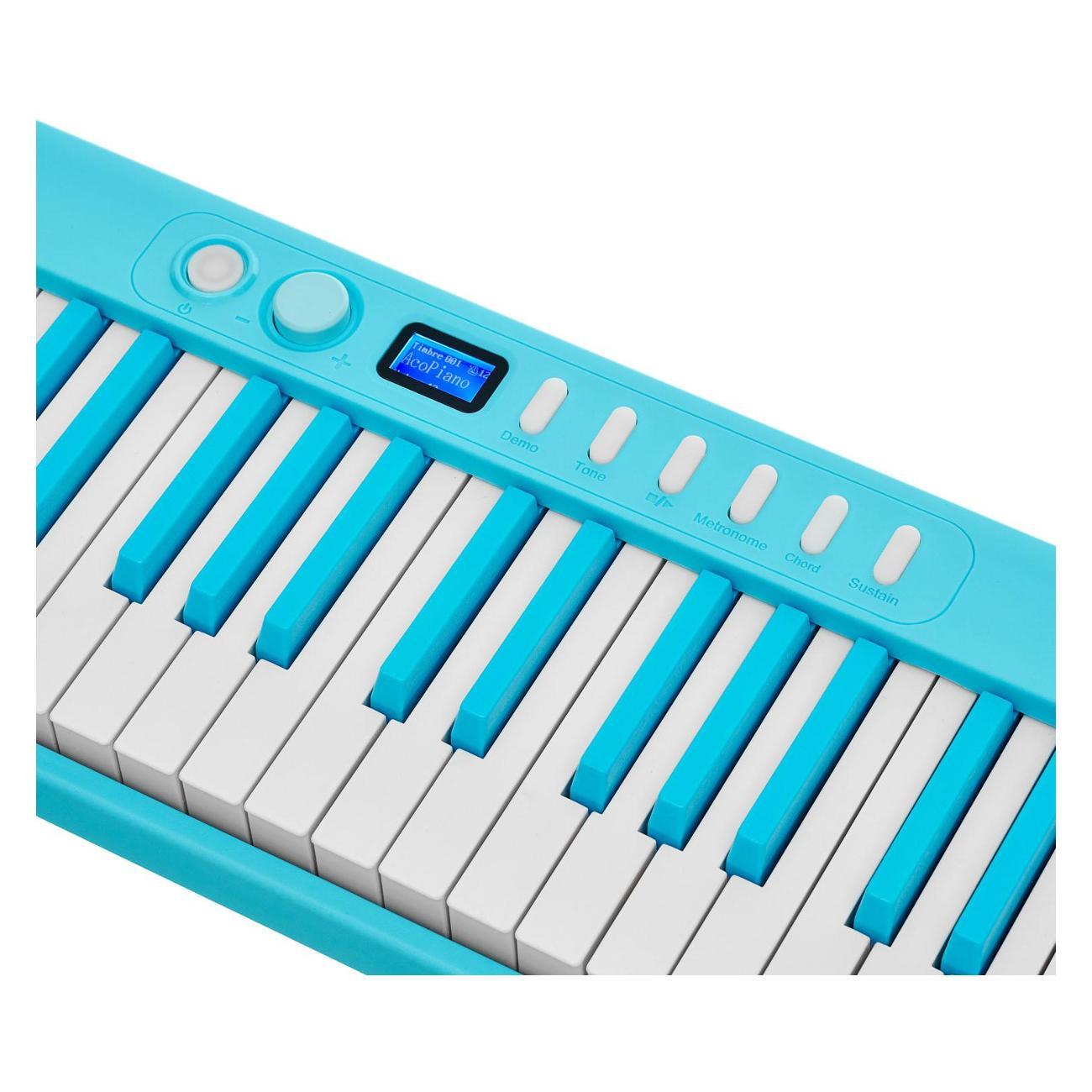 Цифровое пианино MUZPLANET FOLD голубой