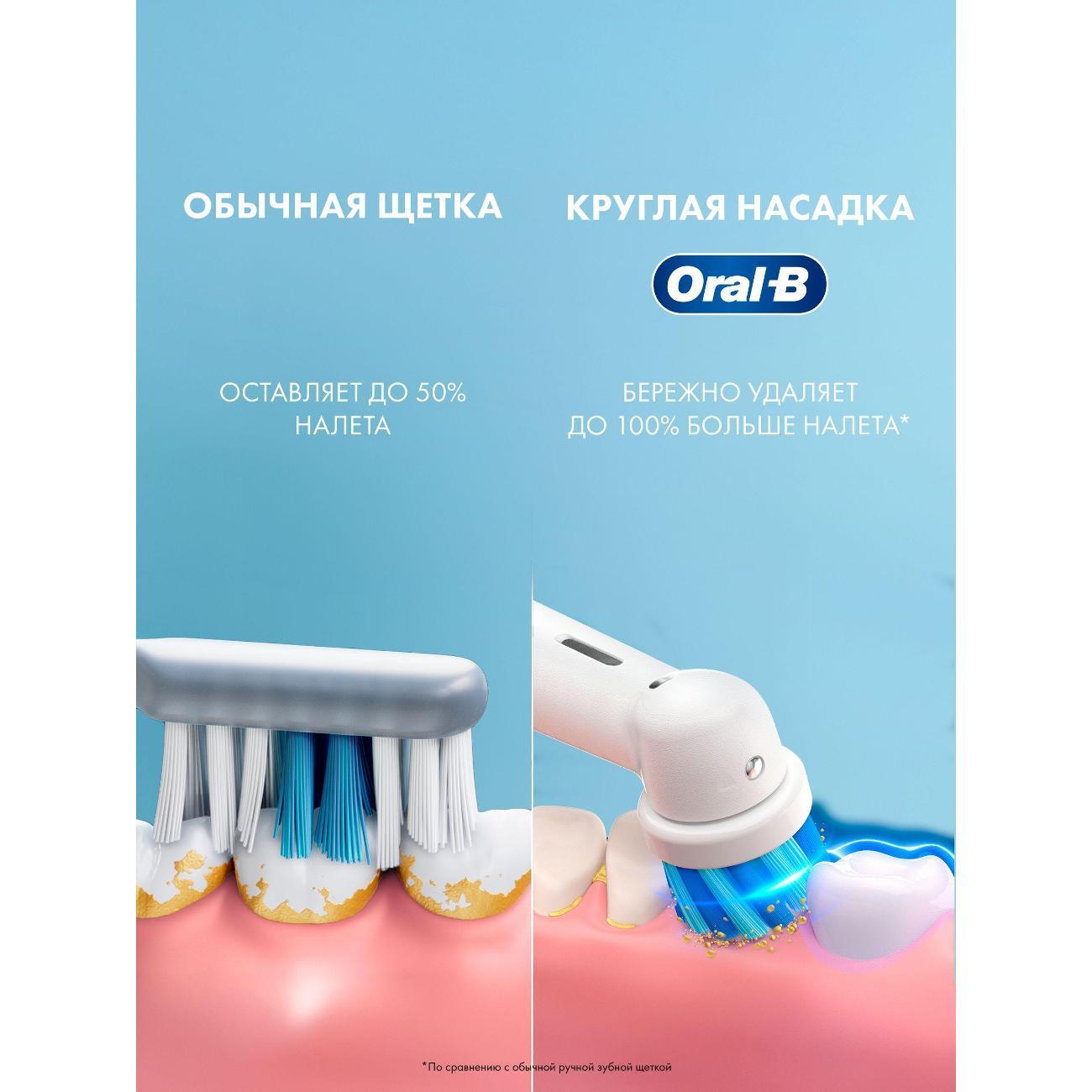 Электрическая зубная щетка детская Oral-B D103.413.2KX Chameleon + дорожный чехол