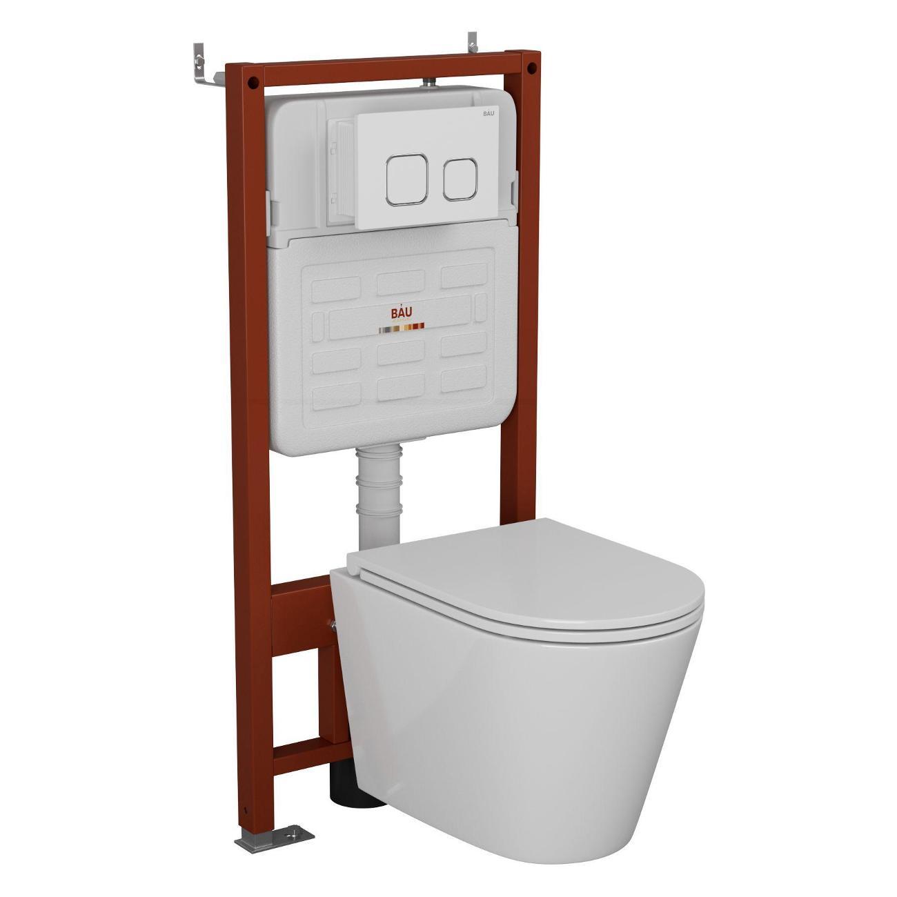 Система инсталляций и смыва BAUEDGE E458103-BK0001-HQ2-E00104