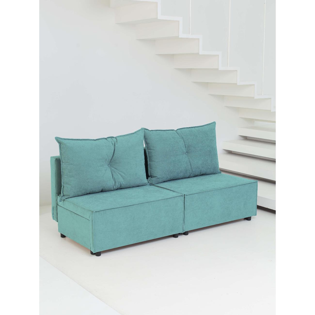 Диван CityHD Гонконг бирюзовый