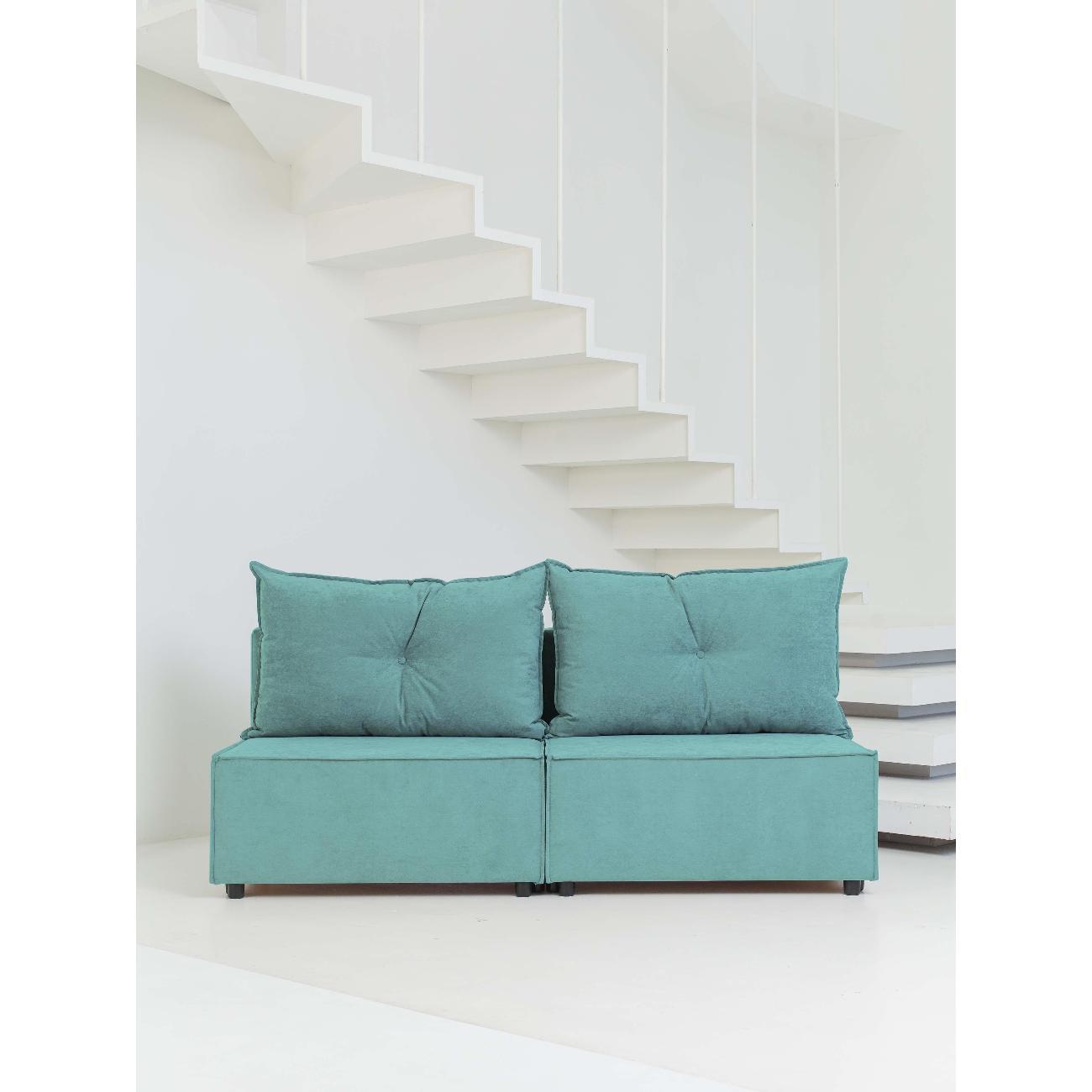 Диван CityHD Гонконг бирюзовый