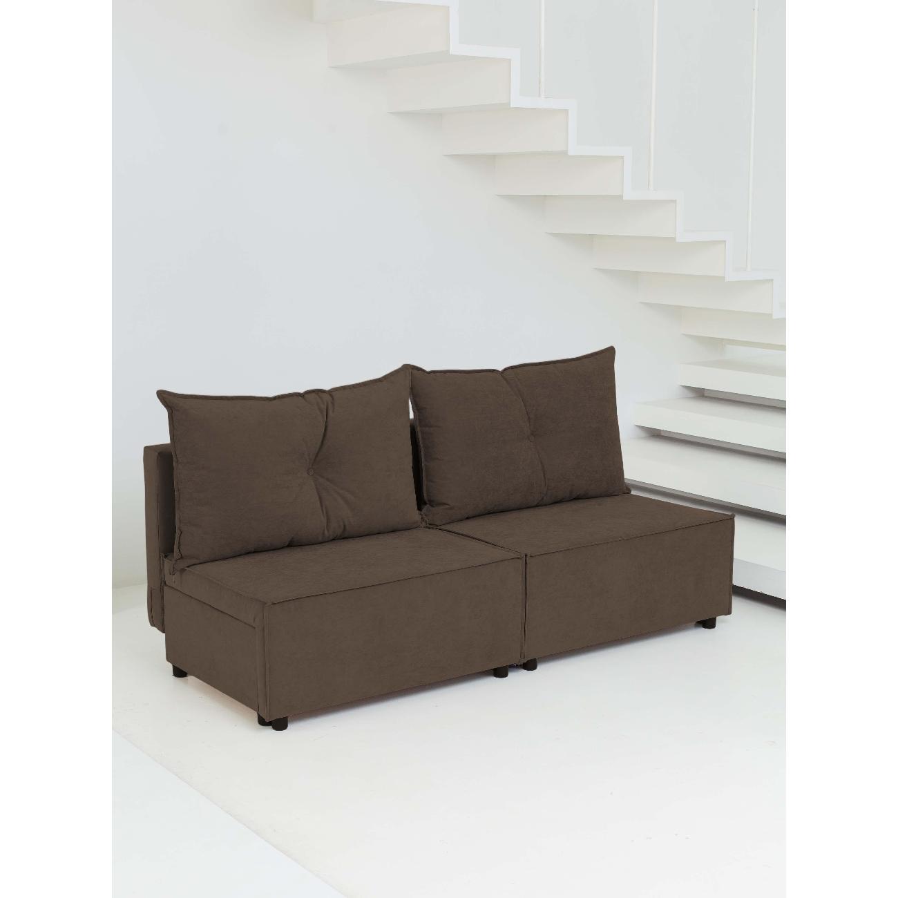 Диван CityHD Гонконг коричневый