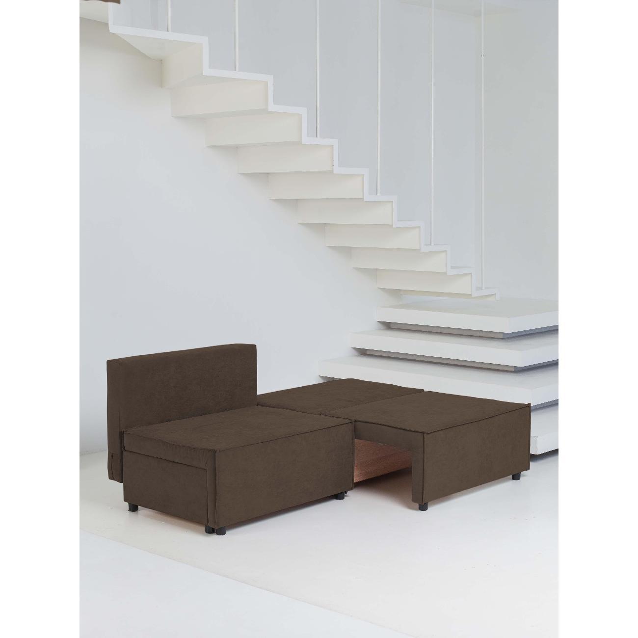 Диван CityHD Гонконг коричневый