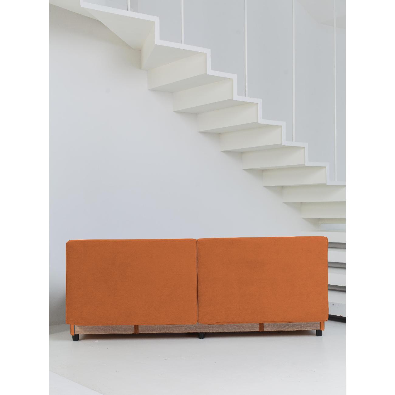 Диван CityHD Гонконг оранжевый