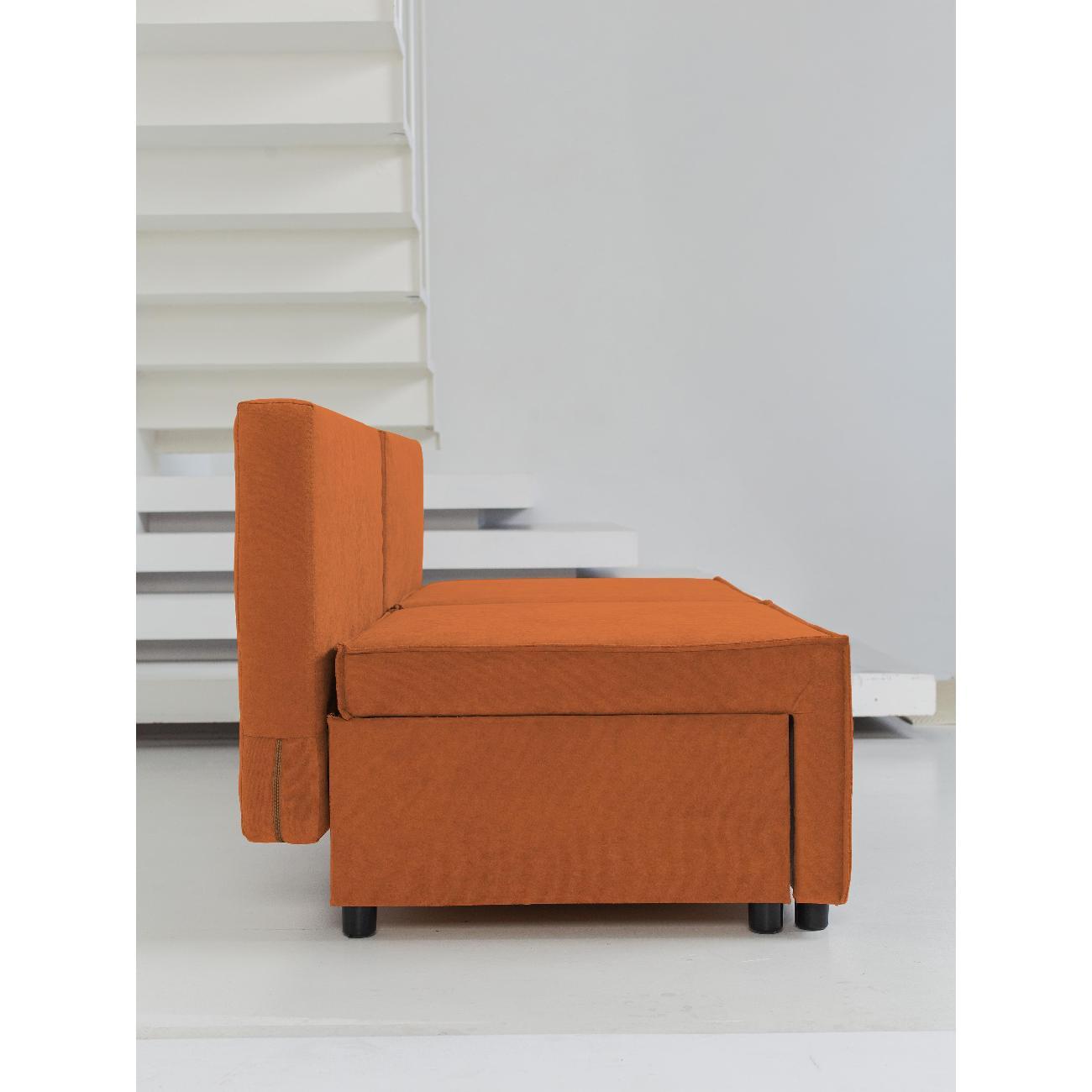 Диван CityHD Гонконг оранжевый