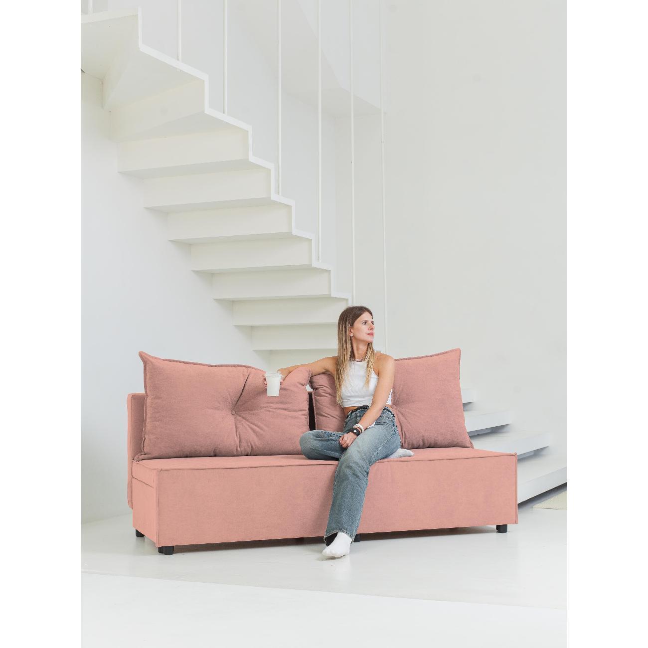 Диван CityHD Гонконг розовый