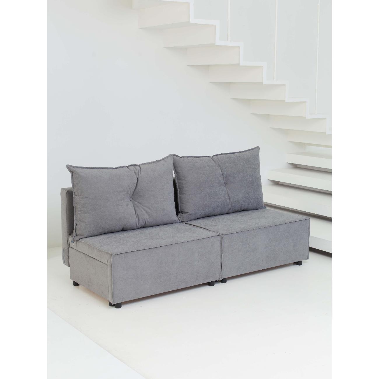 Диван CityHD Гонконг серый