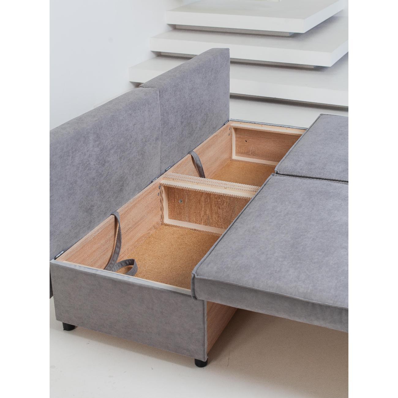 Диван CityHD Гонконг серый