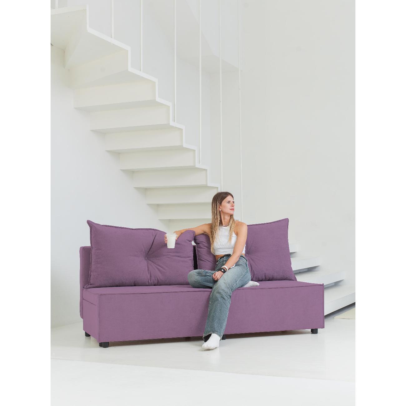 Диван CityHD Гонконг фиолетовый