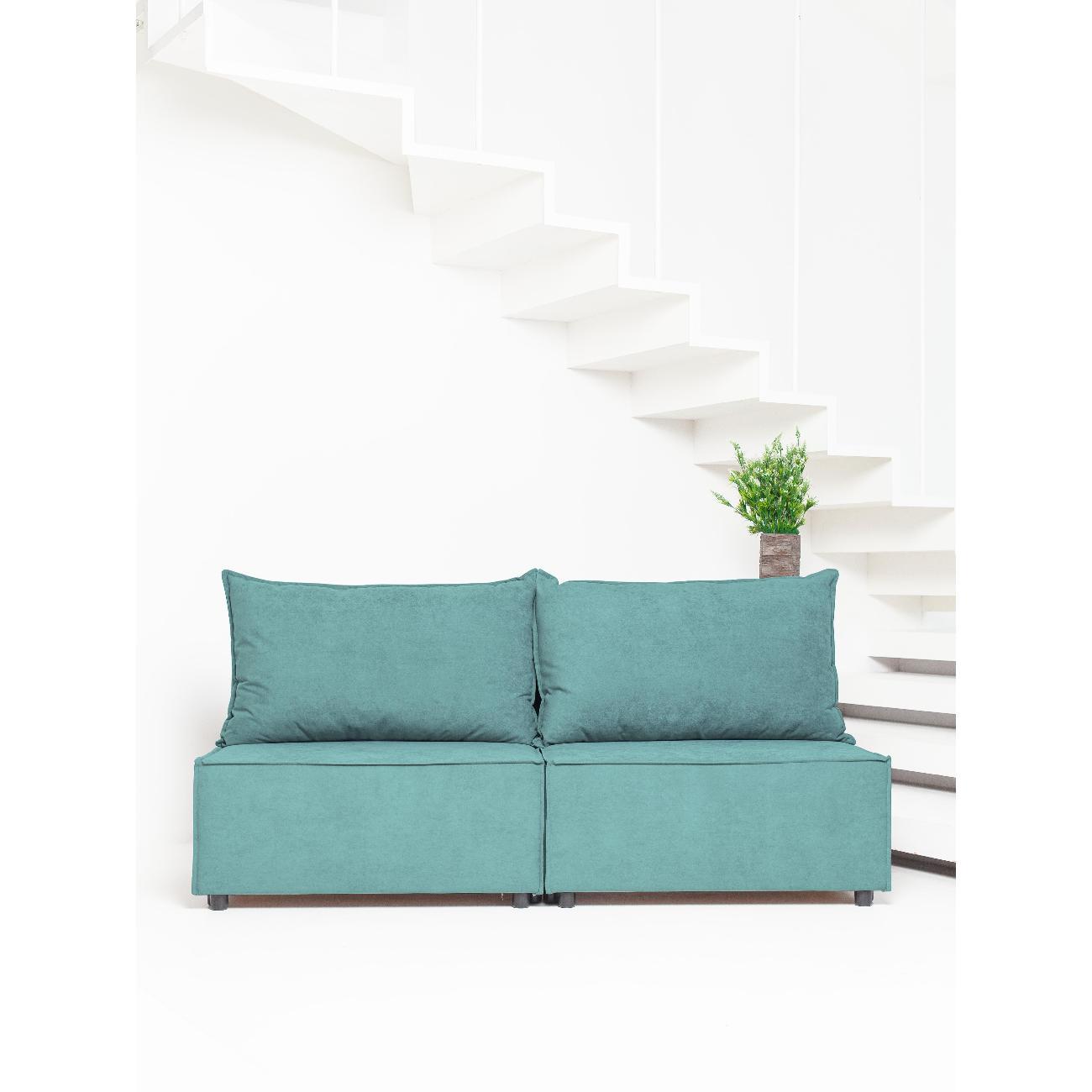 Диван CityHD Ницца бирюзовый