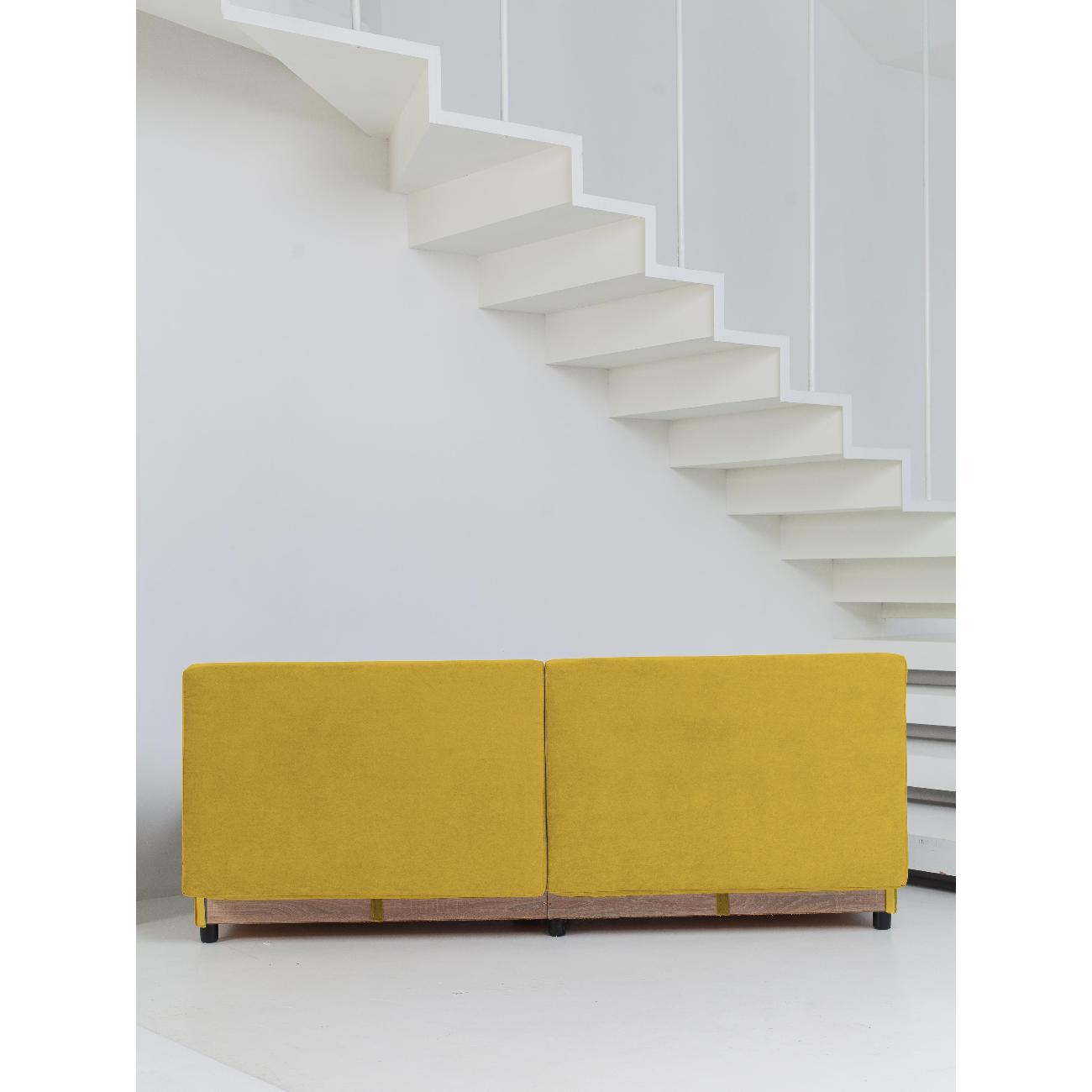 Диван CityHD Ницца горчичный