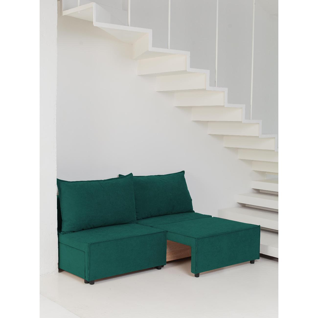 Диван CityHD Ницца зеленый