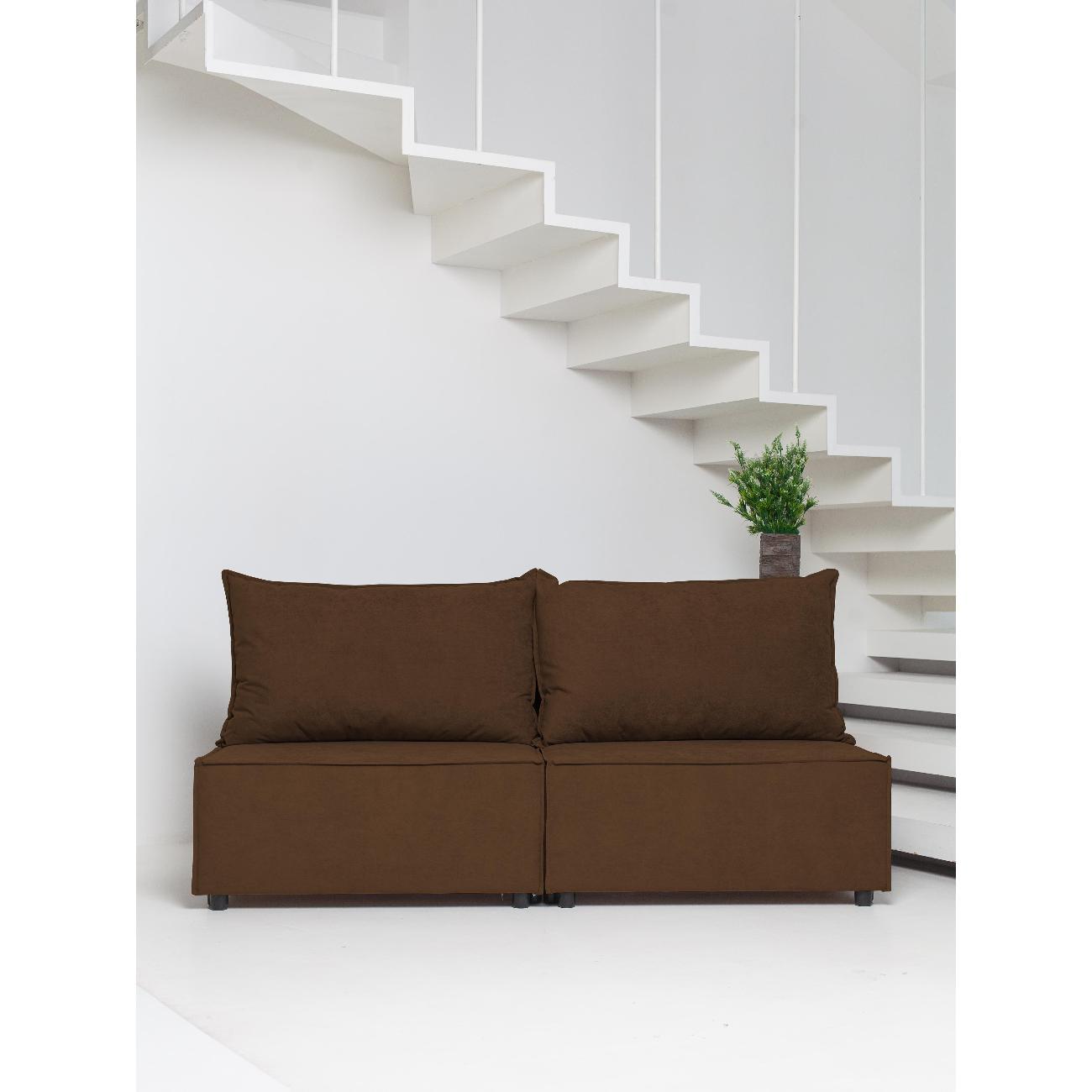 Диван CityHD Ницца коричневый