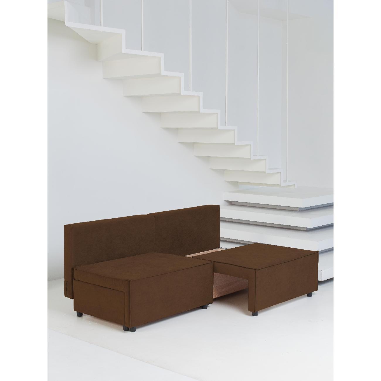 Диван CityHD Ницца коричневый