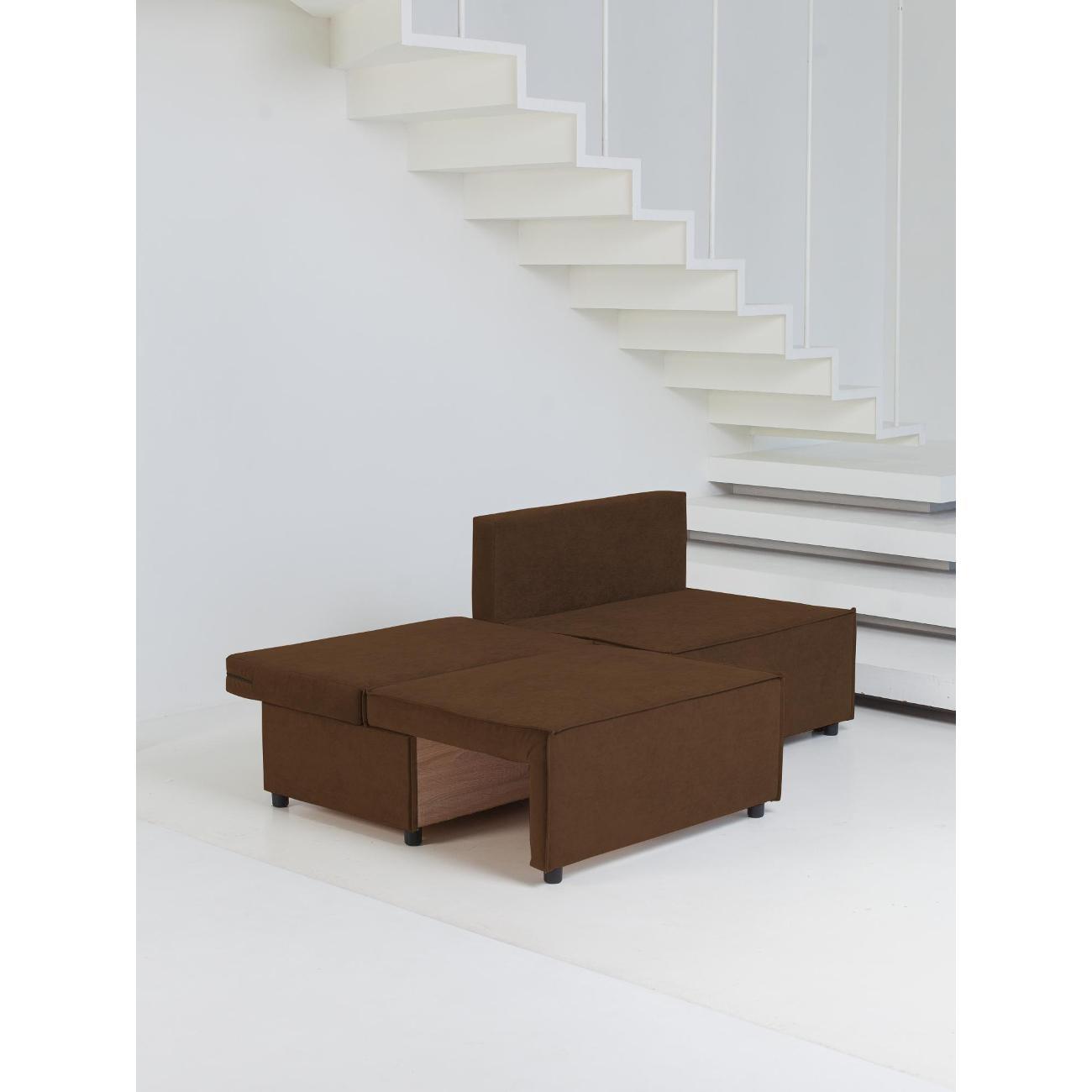 Диван CityHD Ницца коричневый