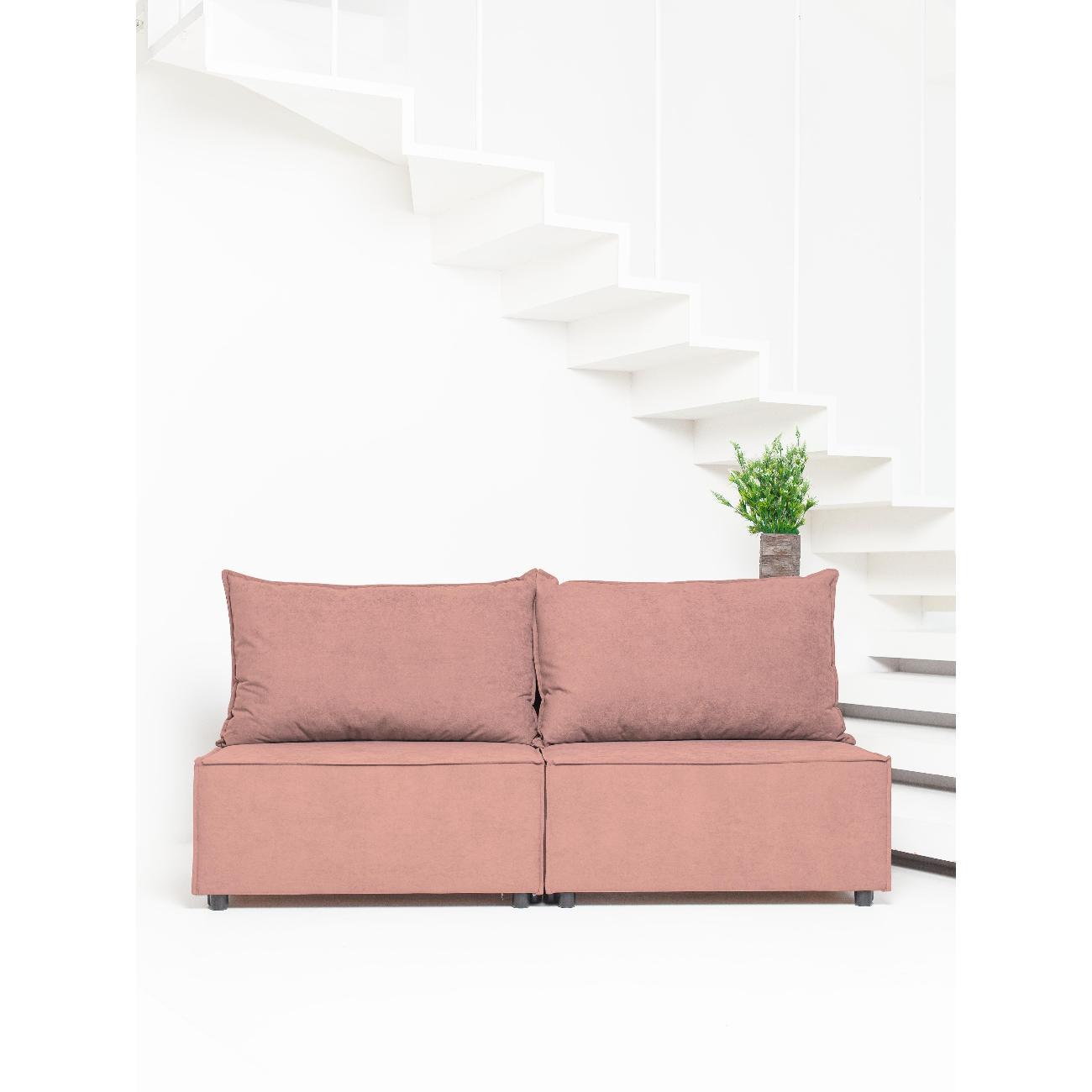 Диван CityHD Ницца розовый