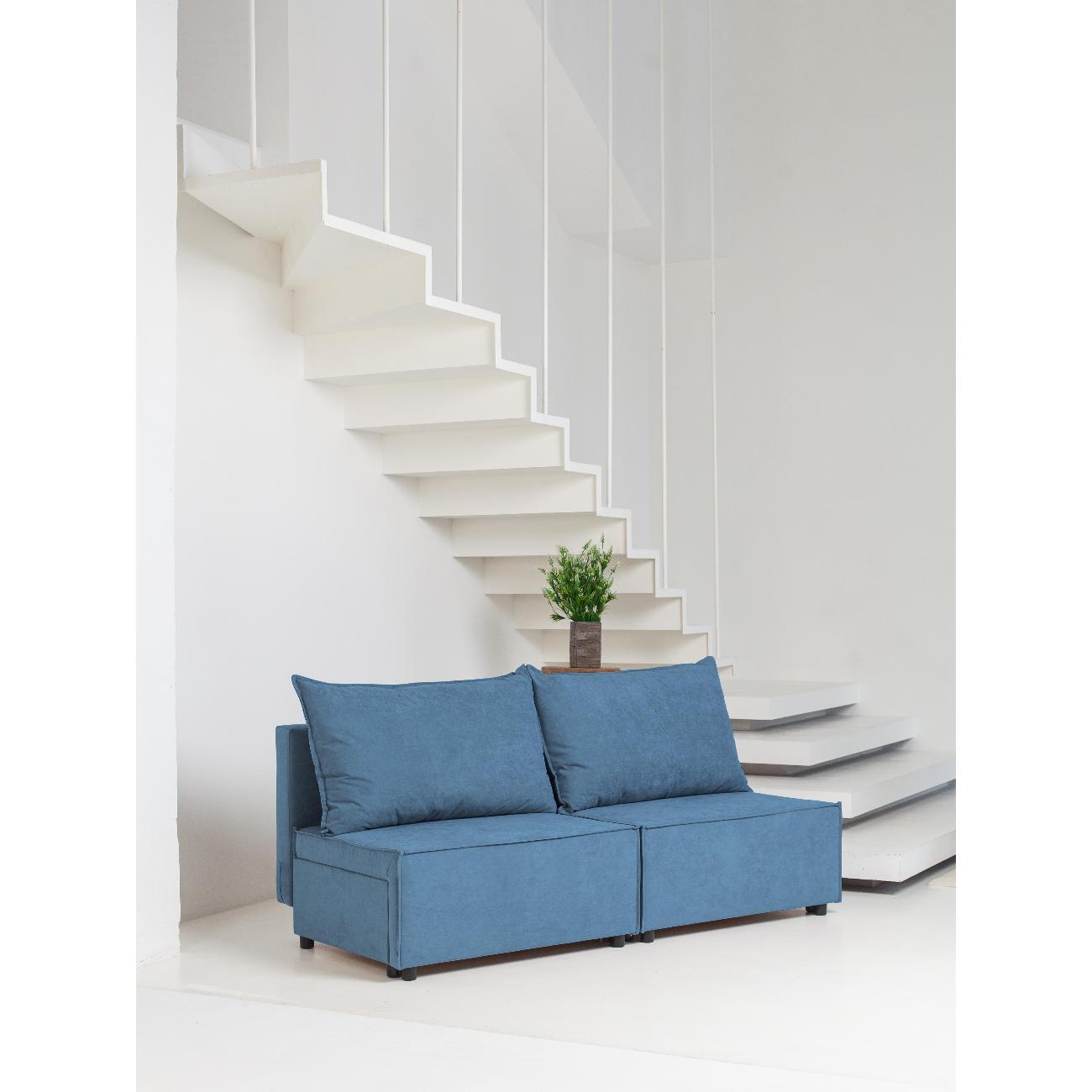 Диван CityHD Ницца синий