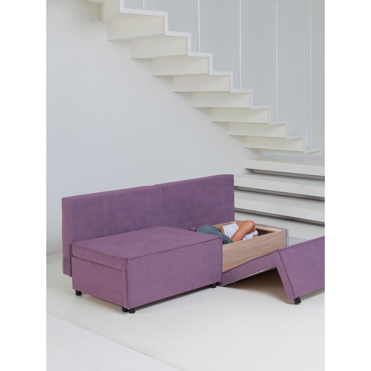 Диван CityHD Ницца фиолетовый