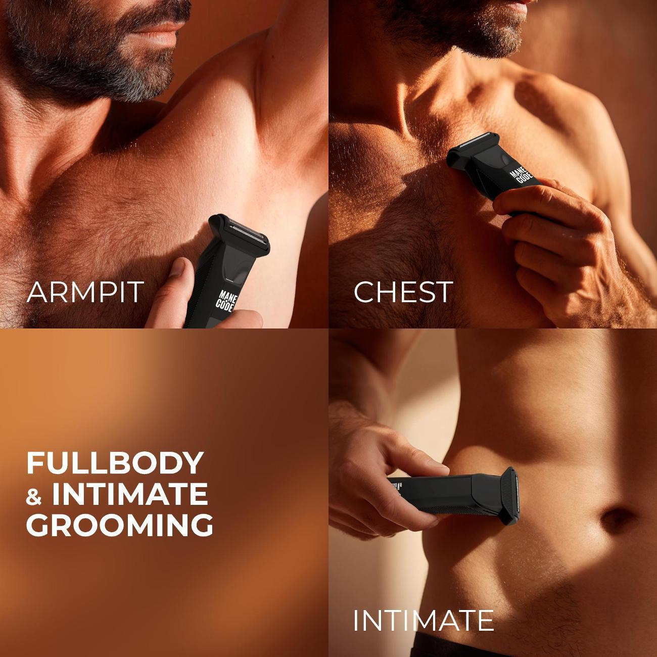 Триммер для тела и интимной зоны Manecode BODYSHAVER NOVA 3 В 1