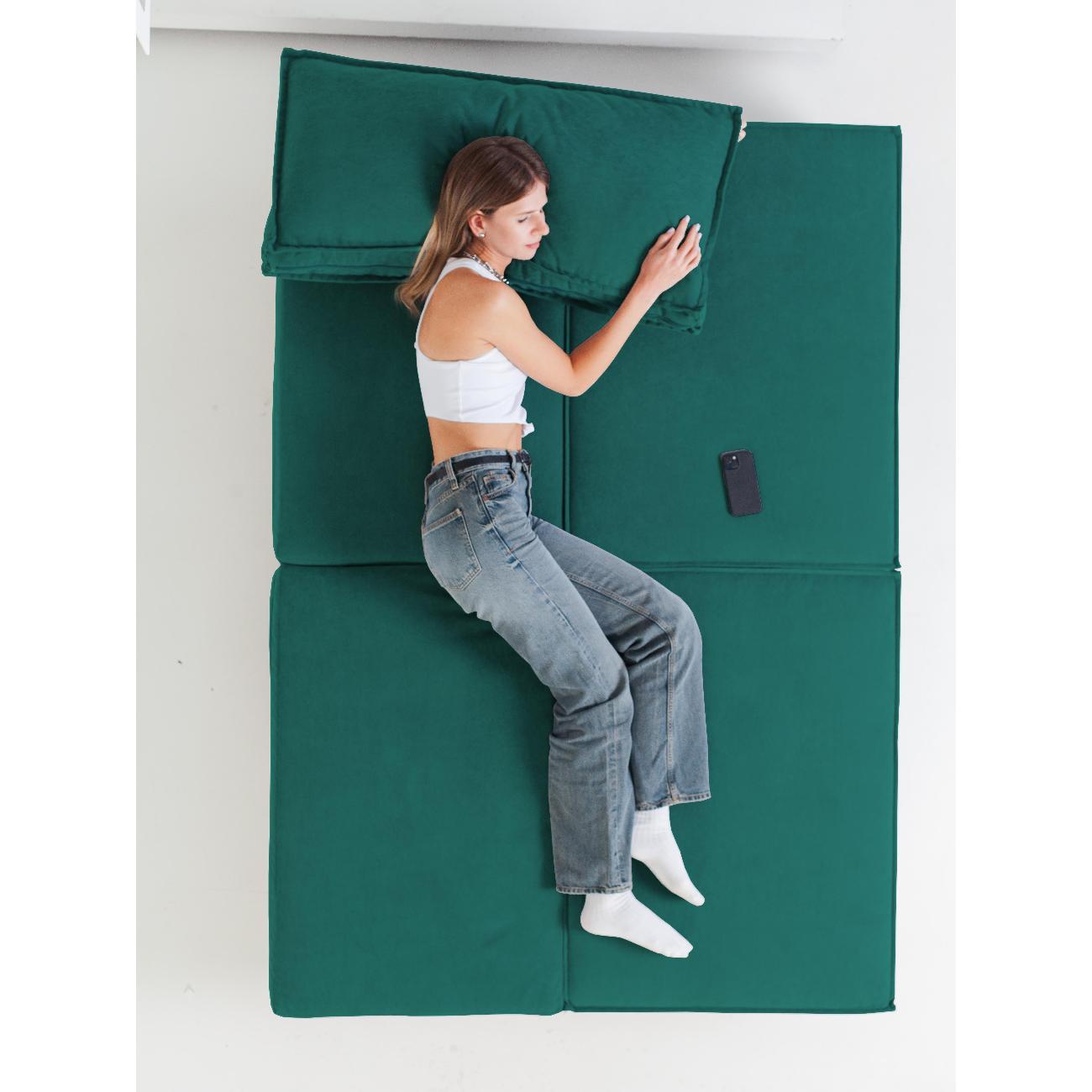 Диван CityHD Парма зеленый