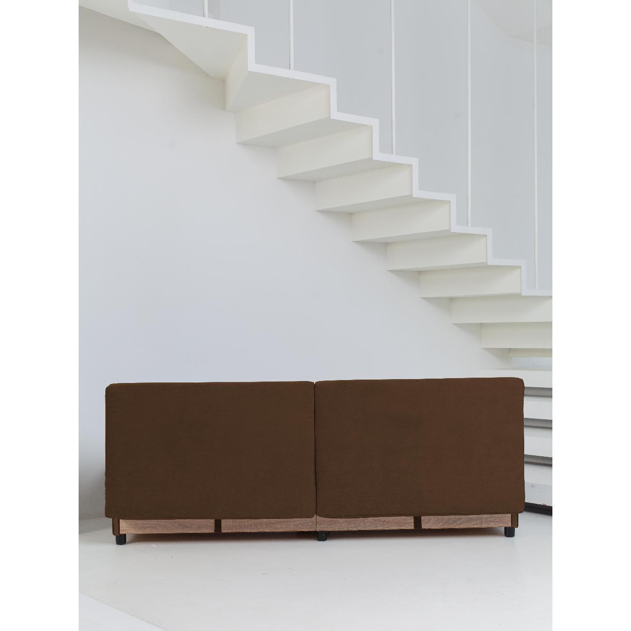 Диван CityHD Парма коричневый