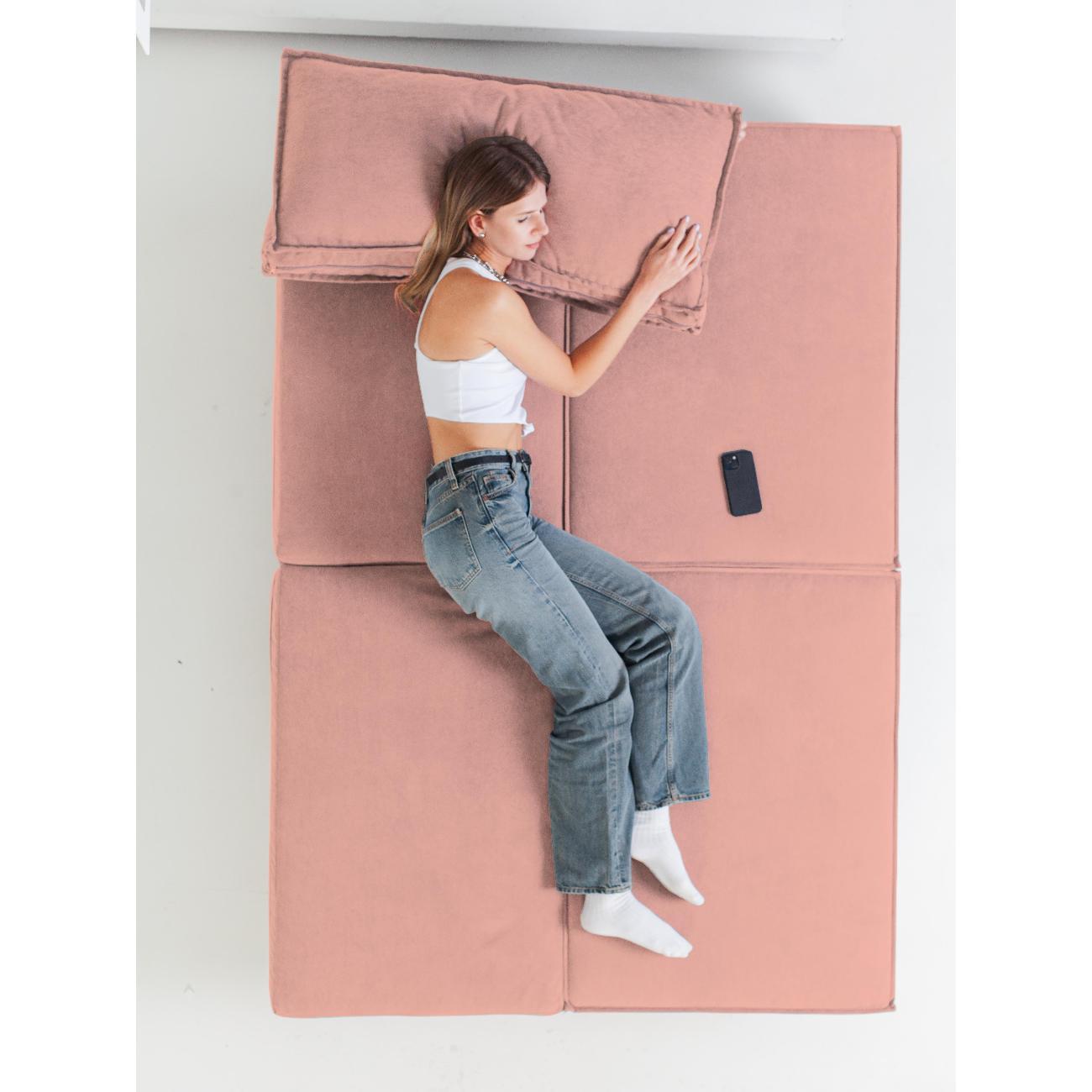 Диван CityHD Парма розовый