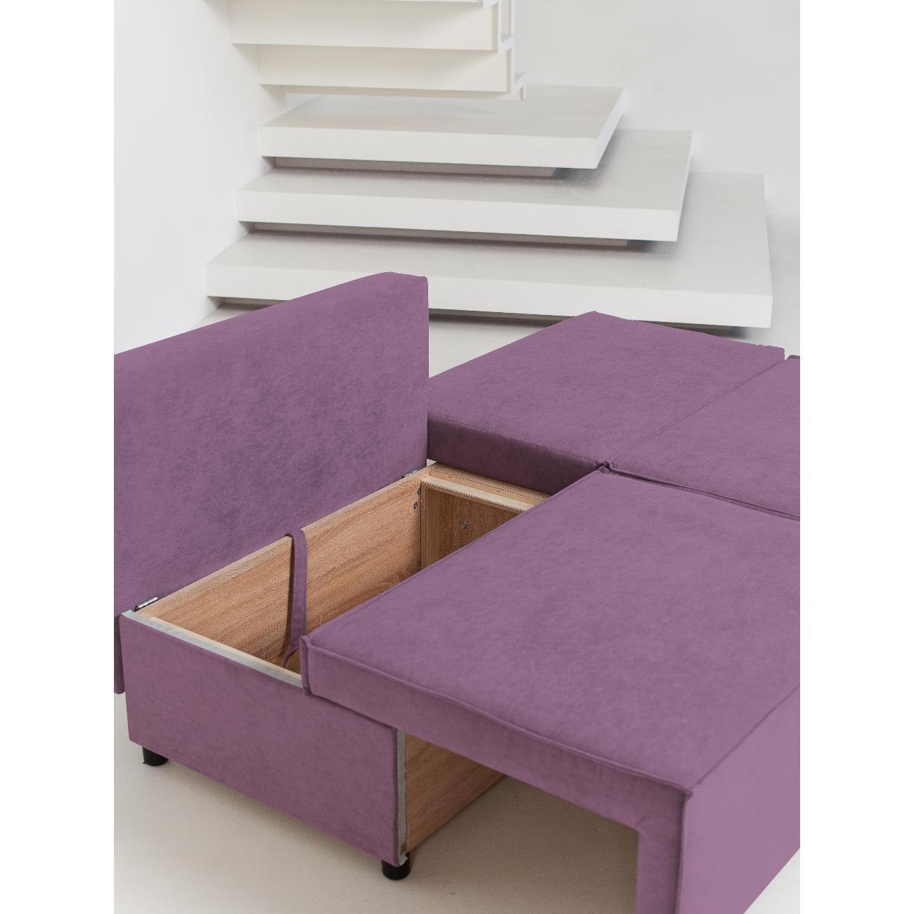 Диван CityHD Парма фиолетовый