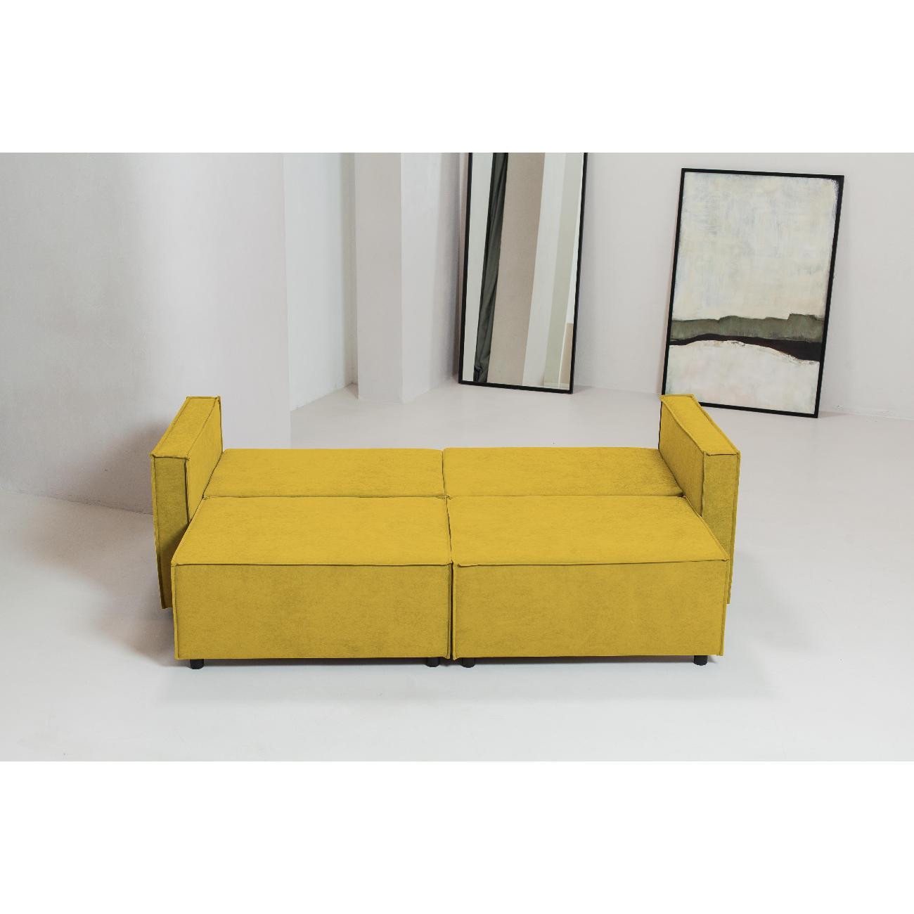 Диван CityHD ЦюрихПРО горчичный