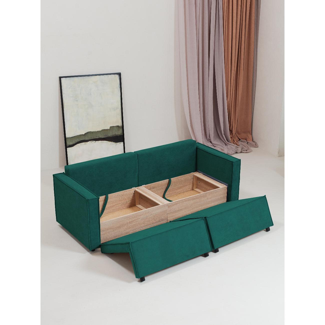 Диван CityHD ЦюрихПРО зеленый