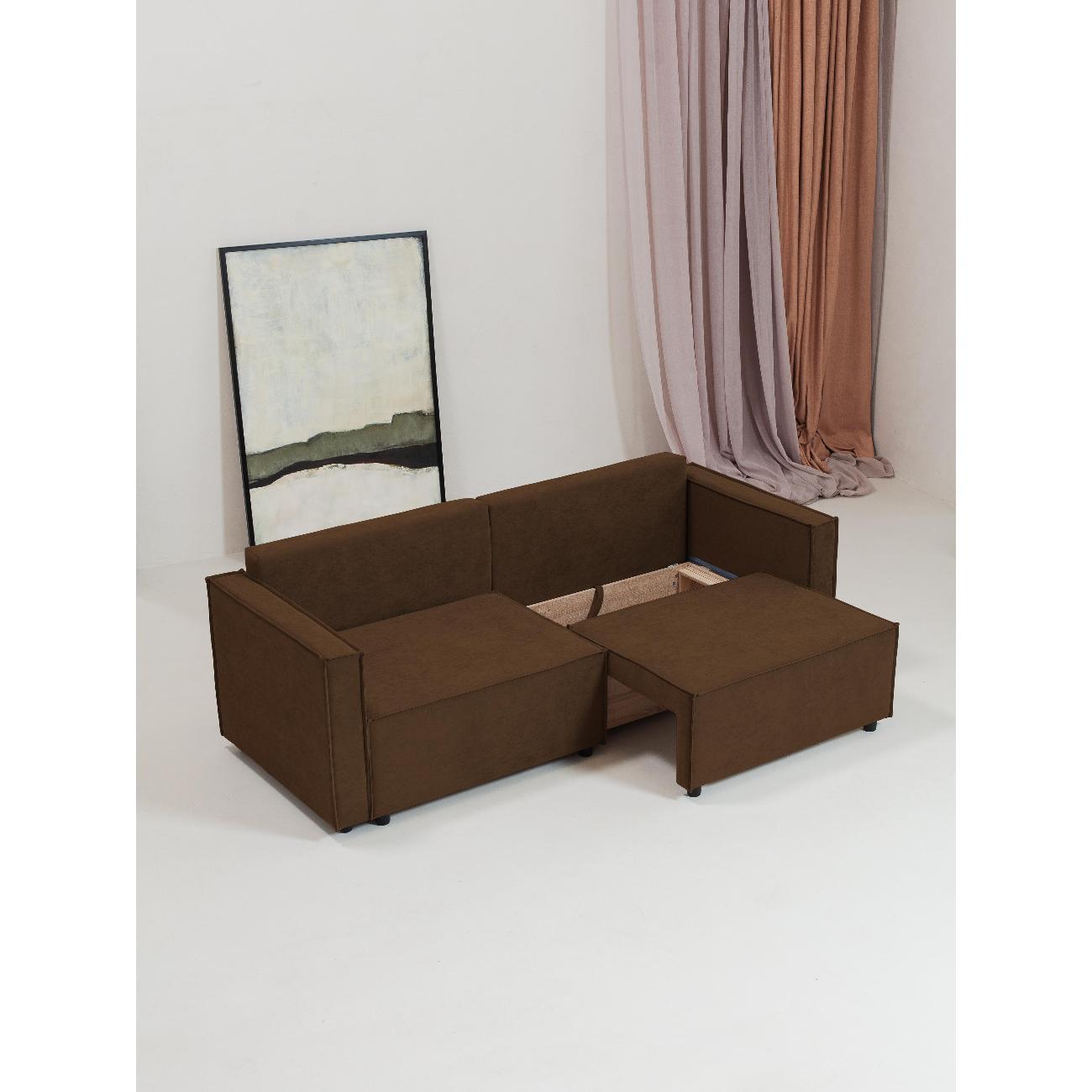 Диван CityHD ЦюрихПРО коричневый